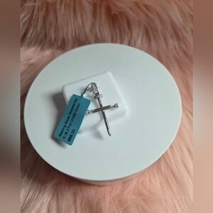 Sterling Silver 925 Moissanite Cross Pendant